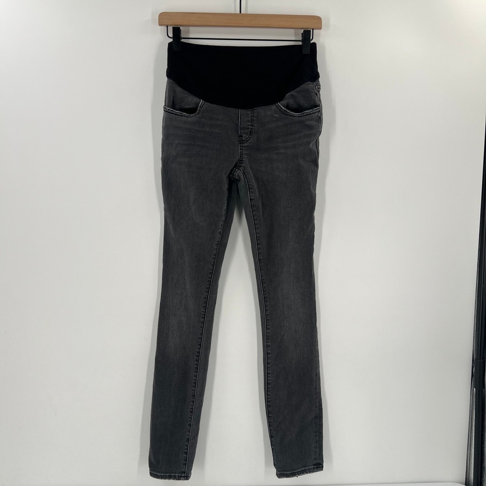 Hatch Maternity Jeans Women‎ 25 Dark Wash Skinny Leg Stretch Over Belly Pants